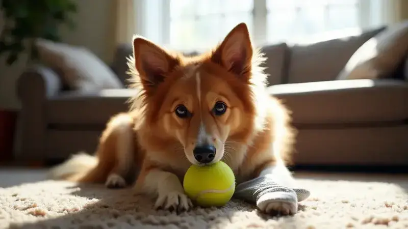 Juguetes caseros para perros